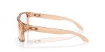 แว่นสายตา Oakley OX8156 815614 มุมข้าง หน้ากรอบPolished Transparent Sepia ขาแว่นPolished Translucent Sepia