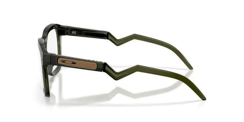 แว่นสายตา Oakley OX8208-03 มุมข้าง ทรง Square HSTN SQ RX วัสดุ O Matter