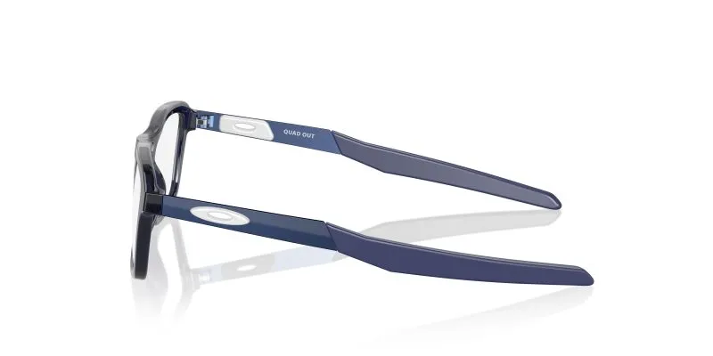 แว่นสายตา Oakley OY8023-04 มุมข้าง ทรง Quad Out ขาแว่นโลหะ Midnight