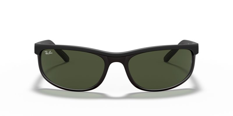 Ray-Ban RB2027 W1847 Predator 2 แว่นกันแดดสีดำด้าน เลนส์ G-15 สำหรับผู้ชาย