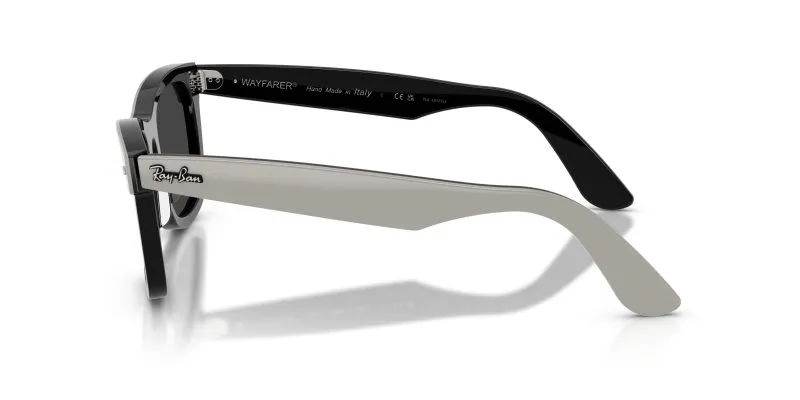 แว่นกันแดด Ray-Ban RB2240F 144248 มุมข้าง โชว์ทรง Wayfarer Asian Fit คานจมูกต่ำ