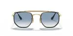 Ray-Ban RB3648M 91673F แว่นกันแดดสีอะริสต้าทอง เลนส์ไล่ระดับฟ้าอ่อน สำหรับผู้ชาย