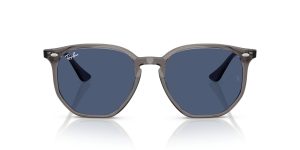 Ray-Ban RB4306 687380 ด้านหน้า แว่นกันแดดเทาโอปอลเลนส์น้ำเงินเข้ม