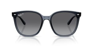 Ray-Ban RB4423D 6592T3 ด้านหน้า แว่นกันแดดสีน้ำเงินเข้มโปร่งใสเลนส์ไล่ระดับสีเทา