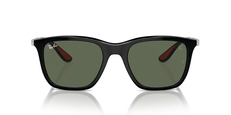 Rayban Sun RB4433M F60171 Black Dark Green Rayban RB4433M-F60171 F60171 ด้านหน้า