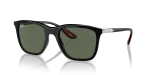 Rayban Sun RB4433M F60171 Black Dark Green Rayban RB4433M-F60171 F60171 มุมเอียง 3/4