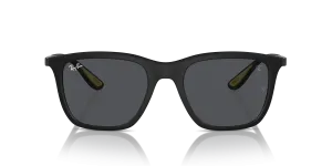Rayban RB4433M F60287 แว่นกันแดด Scuderia Ferrari โครงไนลอนดำด้านเลนส์เทาเข้ม ทั้งสองเพศ