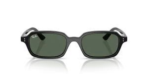 Rayban RB4455F 667771 แว่นกันแดด Zuri กรอบดำ เลนส์เขียวเข้ม ทั้งสองเพศ
