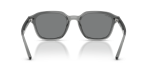 Rayban Sun RB4458D 645087 Transparent Grey Dark Grey Rayban RB4458D-645087 645087 ขาแว่นด้านใน