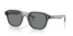 Rayban Sun RB4458D 645087 Transparent Grey Dark Grey Rayban RB4458D-645087 645087 มุมเอียง 3/4