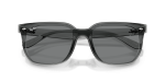 Rayban Sun RB4466D 645087 Transparent Grey Dark Grey Rayban RB4466D-645087 645087 close-up ด้านหน้า
