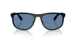 Rayban RB4468 601S1C แว่นกันแดดสีดำทราย เลนส์โพลาไรซ์น้ำเงิน ทั้งสองเพศ