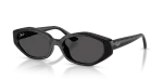 Rayban Sun RB4473D 667787 Black Dark Grey Rayban RB4473D-667787 667787 มุมเอียง 3/4