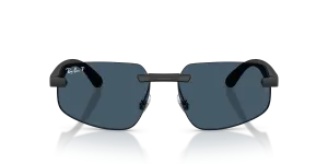 Rayban RB4475CH 601S1C แว่นกันแดดสีดำทราย เลนส์โพลาไรซ์น้ำเงิน ทั้งสองเพศ