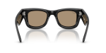 Rayban Wayfarer Puffer RB4940B 68647J Black Rose Gold Mirror Rayban RB4940B 68647J ขาแว่นด้านใน