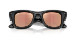 Rayban Wayfarer Puffer RB4940B 68647J Black Rose Gold Mirror Rayban RB4940B 68647J close-up ด้านหน้า
