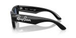แว่นกันแดด Ray-Ban RB4940B 686480 มุมข้าง Wayfarer Puffer ขาแบนเข้ารูป