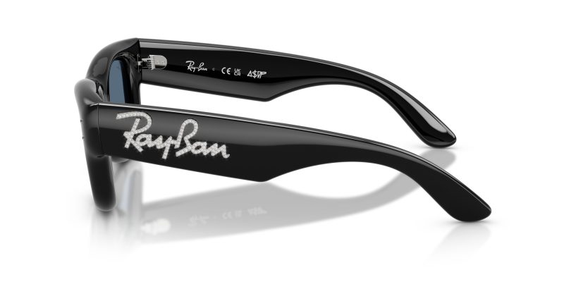 แว่นกันแดด Ray-Ban RB4940B 686480 มุมข้าง Wayfarer Puffer ขาแบนเข้ารูป