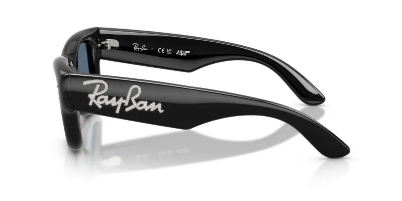 แว่นกันแดด Ray-Ban RB4940B 686480 มุมข้าง Wayfarer Puffer ขาแบนเข้ารูป