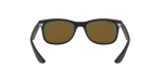 Rayban Junior New Wayfarer RJ9052SF-100S6Q Matte Black Orange Mirror Rayban Junior New Wayfarer RJ9052SF-100S6Q ขาแว่นด้านใน