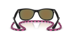 Rayban Junior New Wayfarer RJ9052SF-70287J Rubber Black Rayban RJ9052SF 70287J ขาแว่นด้านใน
