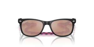 Rayban RJ9052SF 70287J แว่นกันแดดเด็กกรอบดำรับเบอร์ สำหรับเด็กทั้งสองเพศ