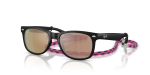 Rayban Junior New Wayfarer RJ9052SF-70287J Rubber Black Rayban RJ9052SF 70287J มุมเอียง 3/4