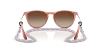 Rayban Junior Erika RJ9060SF-7225S0 Transparent Red Mirror Rayban Junior Erika RJ9060SF-7225S0 ขาแว่นด้านใน
