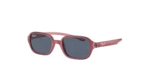แว่นกันแดด Rayban Junior RJ9074S 709887 Fuchsia Rubber Pink Dark Grey