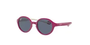 แว่นกันแดด Rayban RJ9075S 710187 Fuchsia on Cream Dark Grey