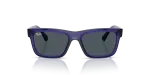 Rayban RJ9196S 719187 แว่นกันแดด ม่วงโปร่งใส เลนส์เทาเข้ม เด็ก