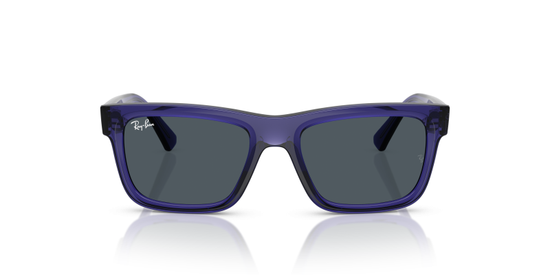 Rayban RJ9196S 719187 แว่นกันแดด ม่วงโปร่งใส เลนส์เทาเข้ม เด็ก