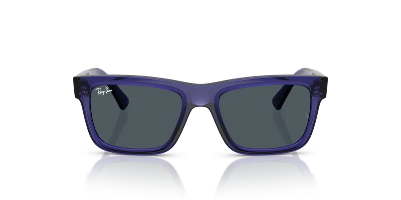 Rayban RJ9196S 719187 แว่นกันแดด ม่วงโปร่งใส เลนส์เทาเข้ม เด็ก