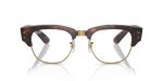 Rayban RX0316V 2372 แว่นสายตาลายเต่าพื้นทอง ทรง Mega Clubmaster unisex