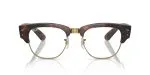 Rayban RX0316V 2372 แว่นสายตาลายเต่าพื้นทอง ทรง Mega Clubmaster unisex Rayban RX0316V 2372 แว่นสายตาลายเต่าพื้นทอง ทรง Mega Clubmaster unisex