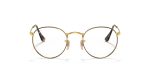 Rayban RX3447V-2945 Round Metal แว่นสายตาทรงกลมโลหะฮาวานาพื้นทอง