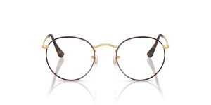 Rayban RX3447V-3188 Round Metal แว่นสายตาโลหะฮาวานาแมท ทรงกลมฟินิชด้าน