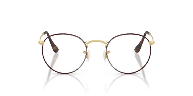 Rayban RX3447V-3188 Round Metal แว่นสายตาโลหะฮาวานาแมท ทรงกลมฟินิชด้าน