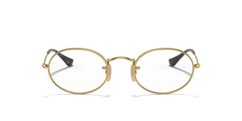 Rayban RX3547V-2500 Oval แว่นสายตาทรงวงรีโลหะสีทอง Arista Rayban RX3547V-2500 Oval แว่นสายตาทรงวงรีโลหะสีทอง Arista