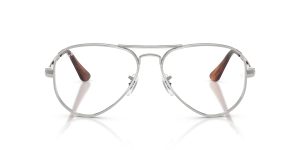 Rayban RX3925V 2501 แว่นสายตาสีเงิน ทรง Aviator Max ไซส์ XL unisex