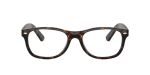 Rayban Optic RX5184F 2012 Dark Havana Rayban RX5184F 2012 แว่นสายตาสีฮาวานาเข้มลายเต่า New Wayfarer สำหรับทุกเพศ