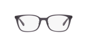 Rayban RX5407D 5920 แว่นสายตากรอบเทาเข้มโปร่งใส ทุกเพศ