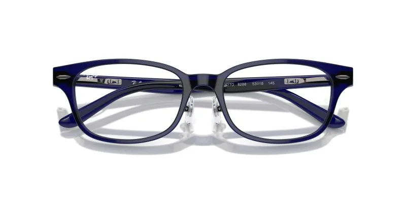 Rayban RX5427D 8288 close-up ด้านหน้า โลโก้ Rayban สลักบนขาแว่น