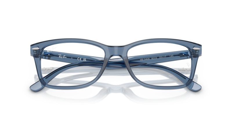 Rayban RX5428 8223 close-up ด้านหน้า โลโก้ Rayban บนขาแว่น