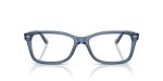 Rayban RX5428 8223 แว่นสายตาสีน้ำเงินเข้มโปร่งใสทรงสี่เหลี่ยม ด้านหน้า