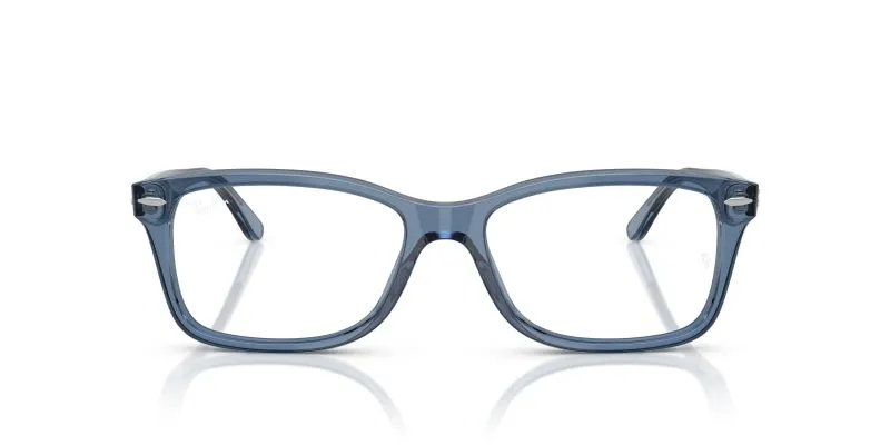 Rayban RX5428 8223 แว่นสายตาสีน้ำเงินเข้มโปร่งใสทรงสี่เหลี่ยม ด้านหน้า Rayban RX5428 8223 แว่นสายตาสีน้ำเงินเข้มโปร่งใสทรงสี่เหลี่ยม ด้านหน้า