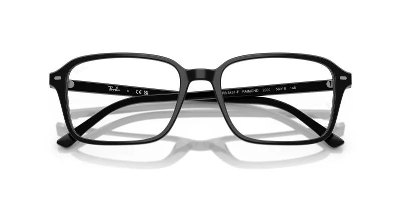 Rayban RX5431F 2000 close-up ด้านหน้า โลโก้ Rayban อะคริลิก