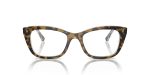 Rayban RX5433-5082 แว่นสายตาอะซิเตทฮาวานาพื้นโปร่งใส ทรงหมอน ทั้งสองเพศ