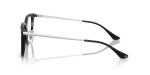 แว่นสายตา Rayban RX5442D 2000 มุมข้าง ขาโลหะเงิน Combination Frame