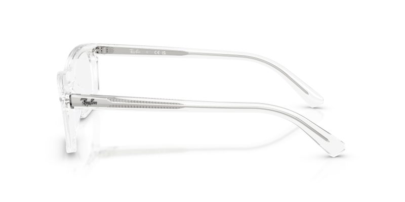 แว่นสายตา Rayban RX5450F-2001 มุมข้าง อะซิเตทใสล้วน